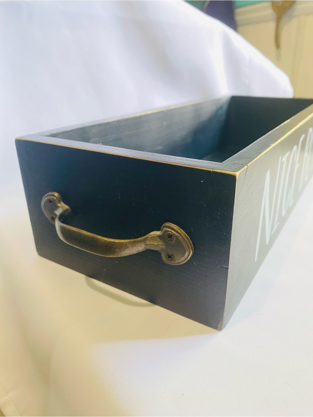 Hello Sweet Cheeks/Nice Butt- Decorative Wooden Box - Black - Picture 4 of 9